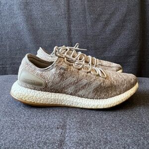 adidas PureBoost DPR Trace Khaki Athletic Running Sneakers